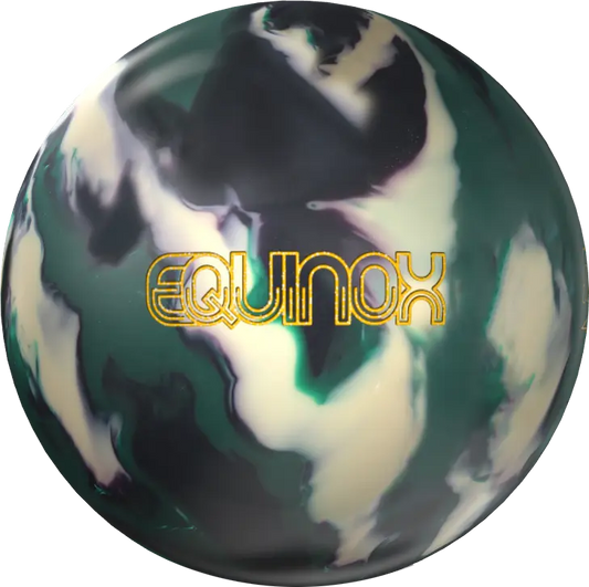 Equinox Solid Bowling Ball – Dark Green/Black/White